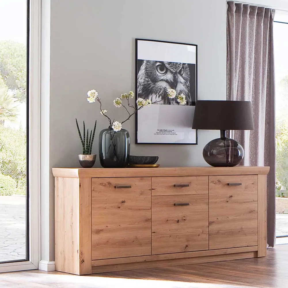 Wohnen Sideboards<183x84x45 cm Sideboard in Dekor Eiche - Wykina