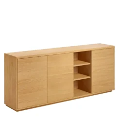Wohnen Sideboards<180x75x36 cm Sideboard mit drei Türen & Fächern - Elastian