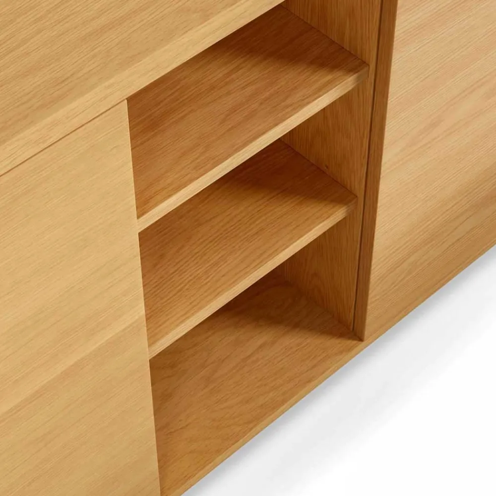 Wohnen Sideboards<180x75x36 cm Sideboard mit drei Türen & Fächern - Elastian