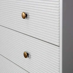 Wohnen Kommoden<94x91x52 cm Skandi Kommode in Grau - Huvina