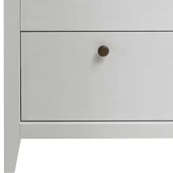 Wohnen Vitrinen<58x200x40 cm Skandi Vitrine in Weiß lackiert - Astinion