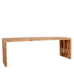 Wohnen Sitzbank<140x45x35 cm Teakholz Bank geölt - Fire