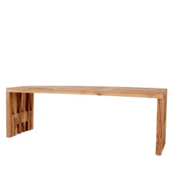 Wohnen Sitzbank<140x45x35 cm Teakholz Bank geölt - Fire
