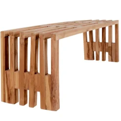 Wohnen Sitzbank<140x45x35 cm Teakholz Bank geölt - Fire