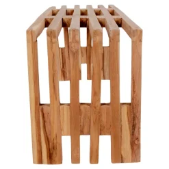 Wohnen Sitzbank<140x45x35 cm Teakholz Bank geölt - Fire