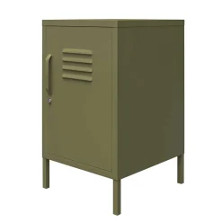Wohnen Kommoden<38x69x40 cm 1-türige Kommode in Oliv Grün - Austral