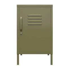 Wohnen Kommoden<38x69x40 cm 1-türige Kommode in Oliv Grün - Austral