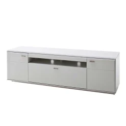 Wohnen Tv & Hifi-Möbel|Lowboards<195x60x51 cm TV Board Unterschrank in Weiß - Hazime