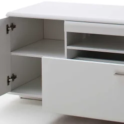 Wohnen Tv & Hifi-Möbel|Lowboards<195x60x51 cm TV Board Unterschrank in Weiß - Hazime