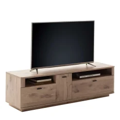 Wohnen Tv & Hifi-Möbel|Lowboards<180x52x50 cm TV Element mit zwei Schubladen & Tür - Comrinaca