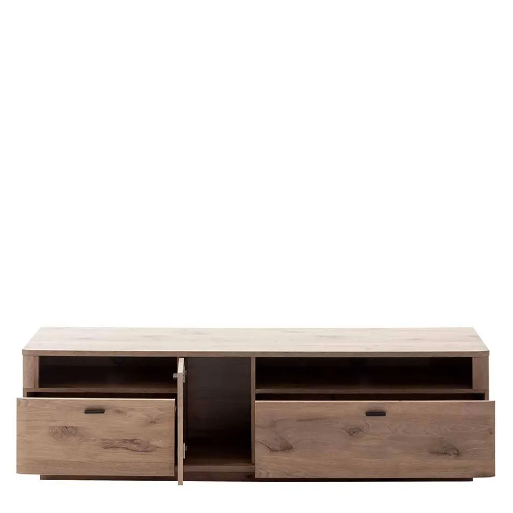 Wohnen Tv & Hifi-Möbel|Lowboards<180x52x50 cm TV Element mit zwei Schubladen & Tür - Comrinaca