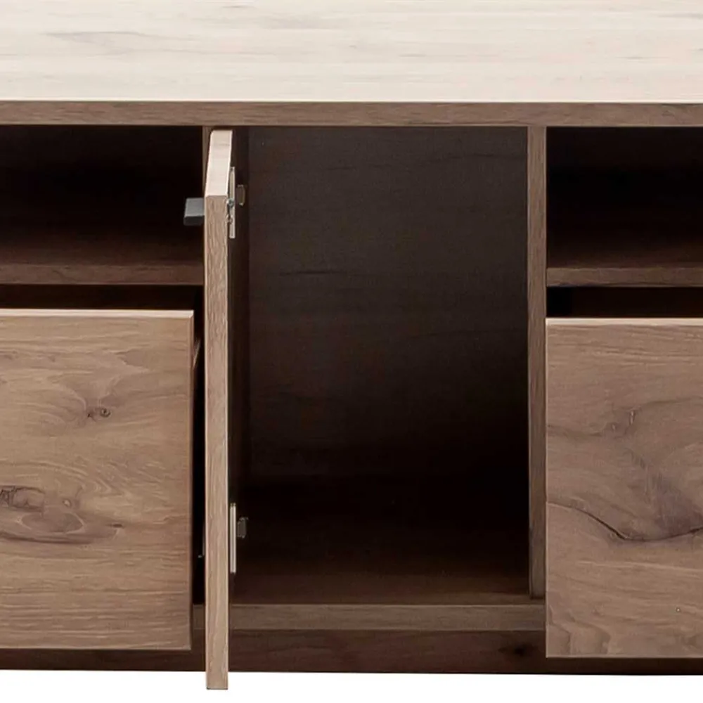 Wohnen Tv & Hifi-Möbel|Lowboards<180x52x50 cm TV Element mit zwei Schubladen & Tür - Comrinaca