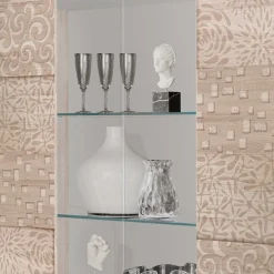 Wohnen Vitrinen<121x166x42 cm Vitrine mit Muster Print Front - Bielvas