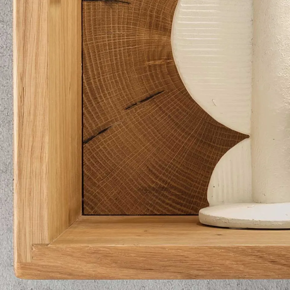 Wohnen Vitrinen<34x34x20 cm Wandvitrine in Wildeiche - Acapella