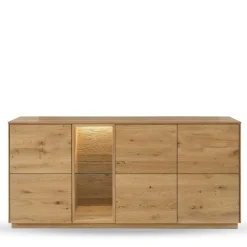 Wohnen Sideboards<170x80x44 cm Wildeiche Sideboard geölt - Obinson
