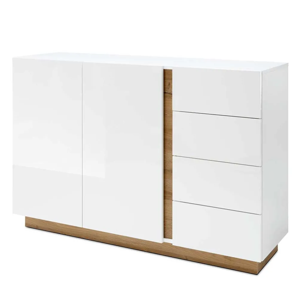 Wohnen Sideboards<138x91x40 cm Wohnzimmer Kommode zweifarbig - Myrda