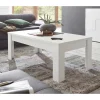 Wohnen Tische<122x45x65 Couchtisch in Weiß lackiert - Mikes