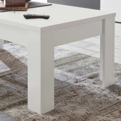 Wohnen Tische<122x45x65 Couchtisch in Weiß lackiert - Mikes