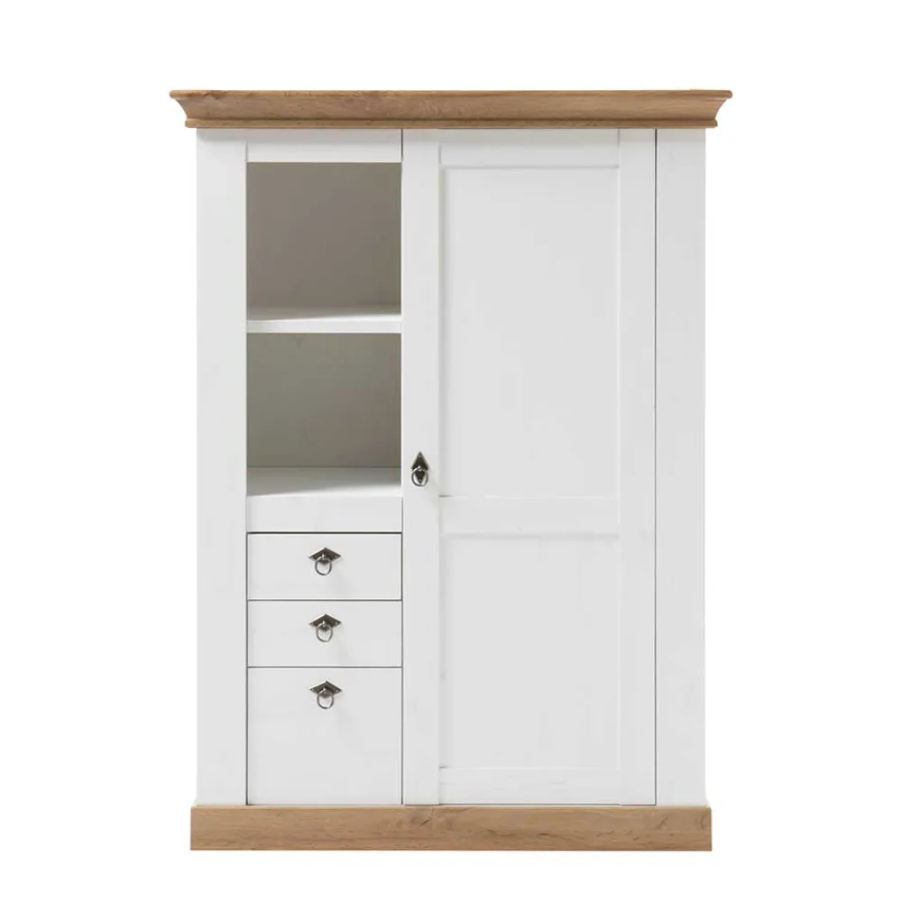 Wohnen Highboards<102x139x44 Country Highboard zweifarbig - Diatara