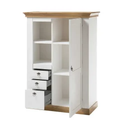 Wohnen Highboards<102x139x44 Country Highboard zweifarbig - Diatara