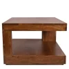 Wohnen Tische<90x40x60 Design Couchtisch aus massivem Holz - Macherie