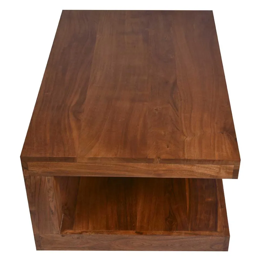 Wohnen Tische<90x40x60 Design Couchtisch aus massivem Holz - Macherie