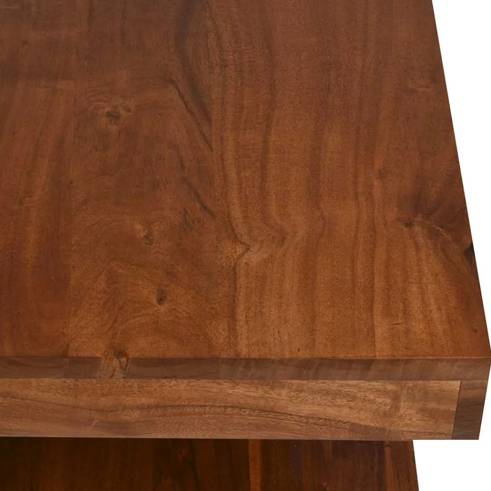 Wohnen Tische<90x40x60 Design Couchtisch aus massivem Holz - Macherie