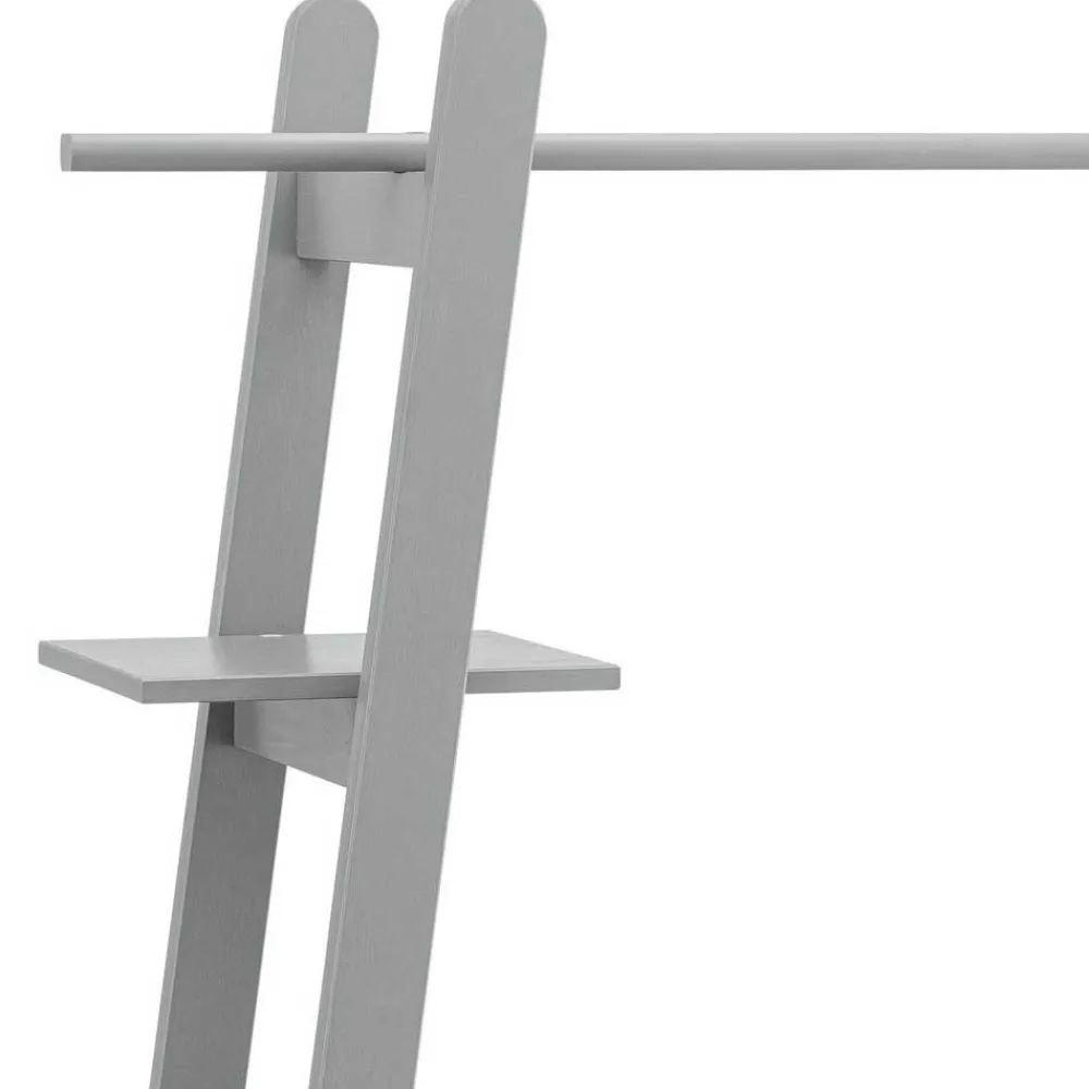 Wohnen Garderoben<118x168x40 Design Garderobe in Grau aus Holz - Fyona