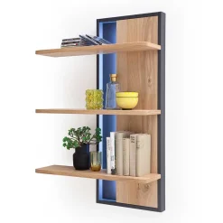 Wohnen Regale<70x105x25 Design Hängeregal mit 3 Böden - Assela