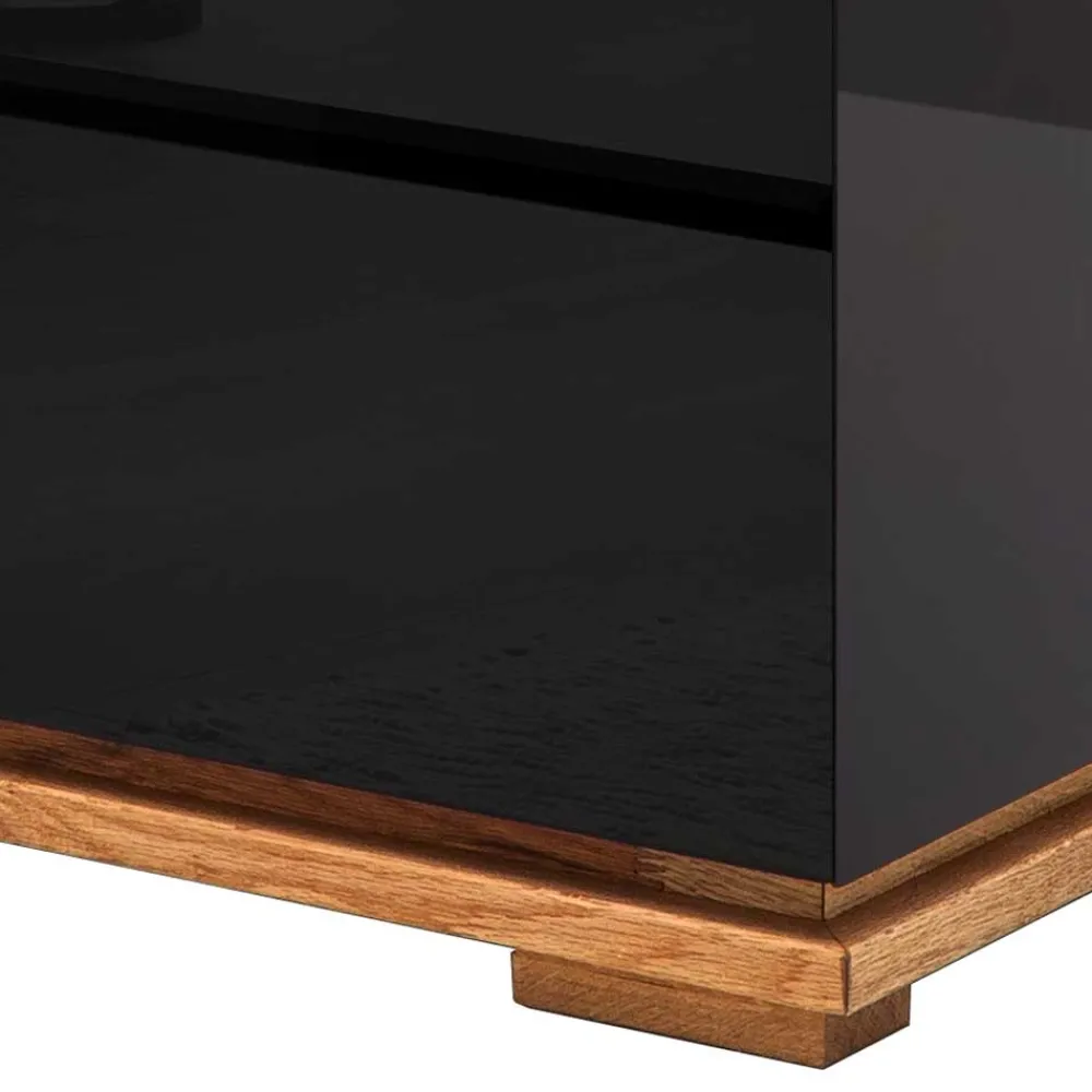 Wohnen Kommoden<51x115x40 Design Hochkommode in Hochglanz - Ercurs