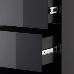 Wohnen Kommoden<51x115x40 Design Hochkommode in Hochglanz - Ercurs