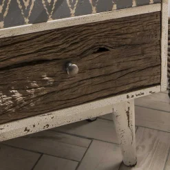 Wohnen Kommoden<55x105x40 Design Hochkommode mit sieben Schubladen - Moonshine