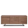 Wohnen Sideboards<180x70x45 Design Kommode aus Nussbaum Holz - Dexter