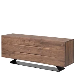 Wohnen Sideboards<180x70x45 Design Kommode aus Nussbaum Holz - Dexter