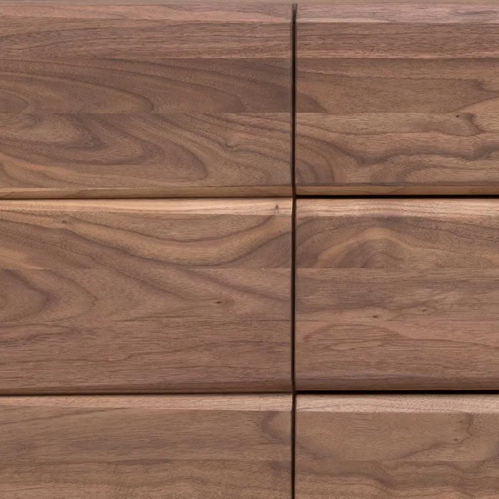 Wohnen Sideboards<180x70x45 Design Kommode aus Nussbaum Holz - Dexter