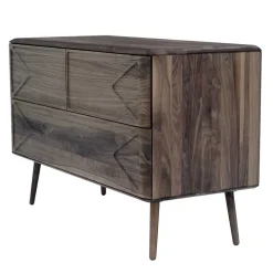 Wohnen Sideboards<120x78x40 Design Kommode aus Nussbaum - Rivossa