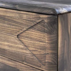 Wohnen Sideboards<120x78x40 Design Kommode aus Nussbaum - Rivossa