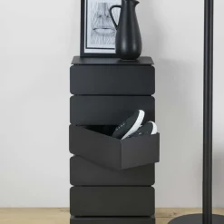 Wohnen Kommoden<37x73x26 Design Kommode mit fünf Schubladen - Locoro
