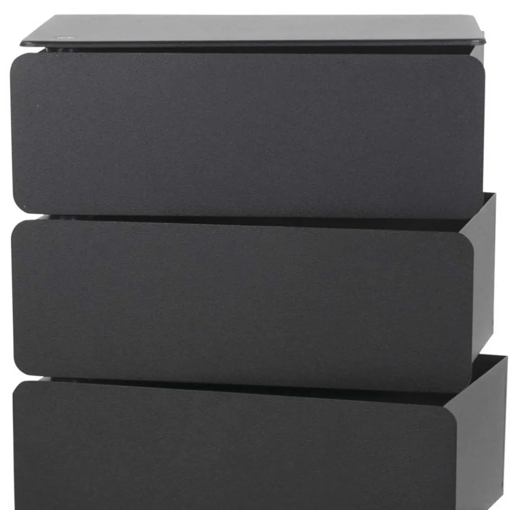 Wohnen Kommoden<37x73x26 Design Kommode mit fünf Schubladen - Locoro
