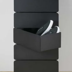 Wohnen Kommoden<37x73x26 Design Kommode mit fünf Schubladen - Locoro
