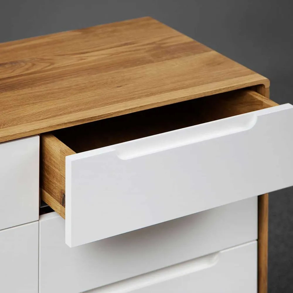 Wohnen Tv & Hifi-Möbel|Lowboards<90x63x40 Design Kommode mit sechs Schubladen - Diesta
