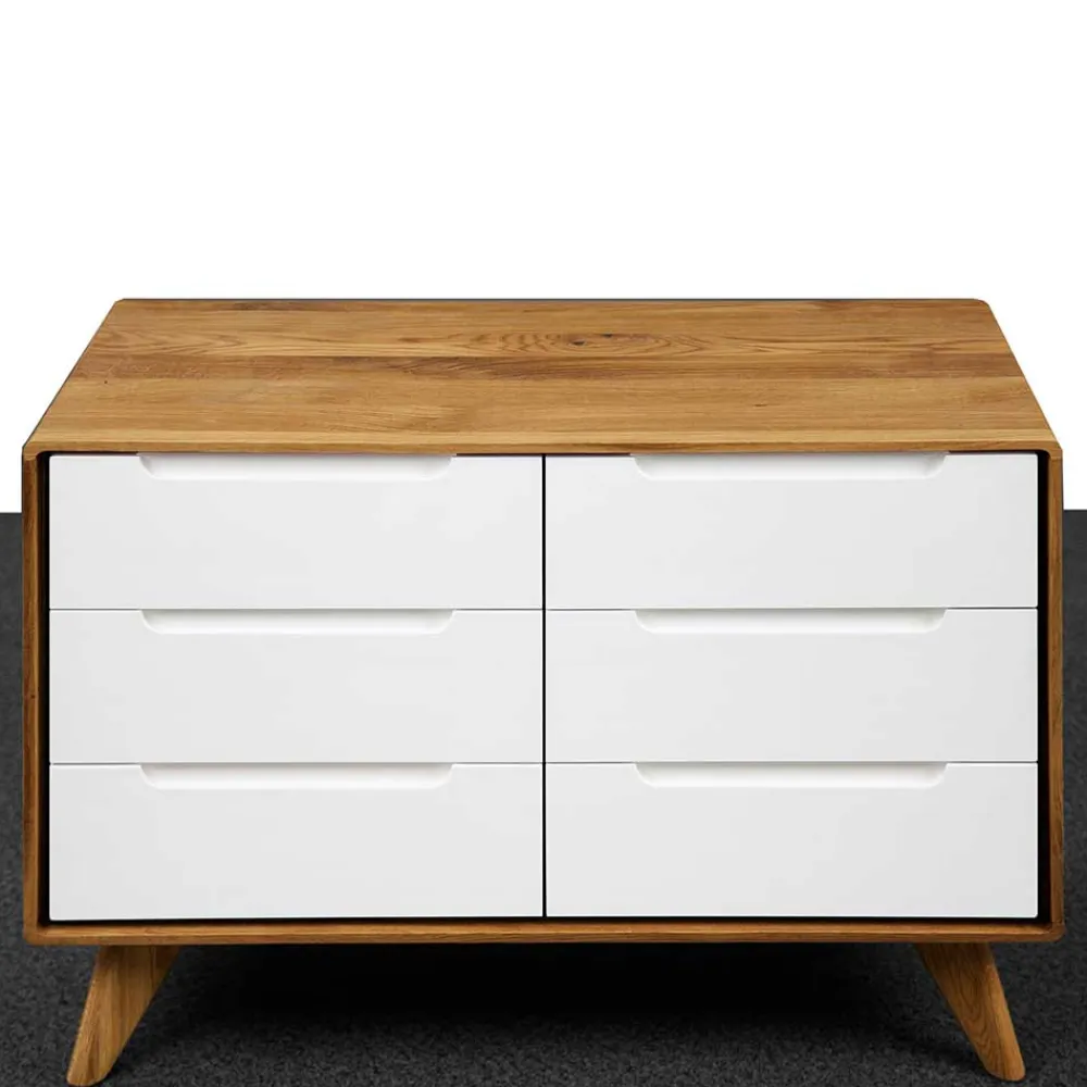 Wohnen Tv & Hifi-Möbel|Lowboards<90x63x40 Design Kommode mit sechs Schubladen - Diesta