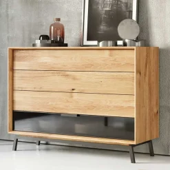 Wohnen Sideboards<121x90x45 Design Kommode mit vier Schubladen - Fabiella