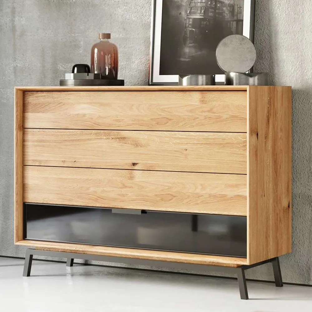 Wohnen Sideboards<121x90x45 Design Kommode mit vier Schubladen - Fabiella