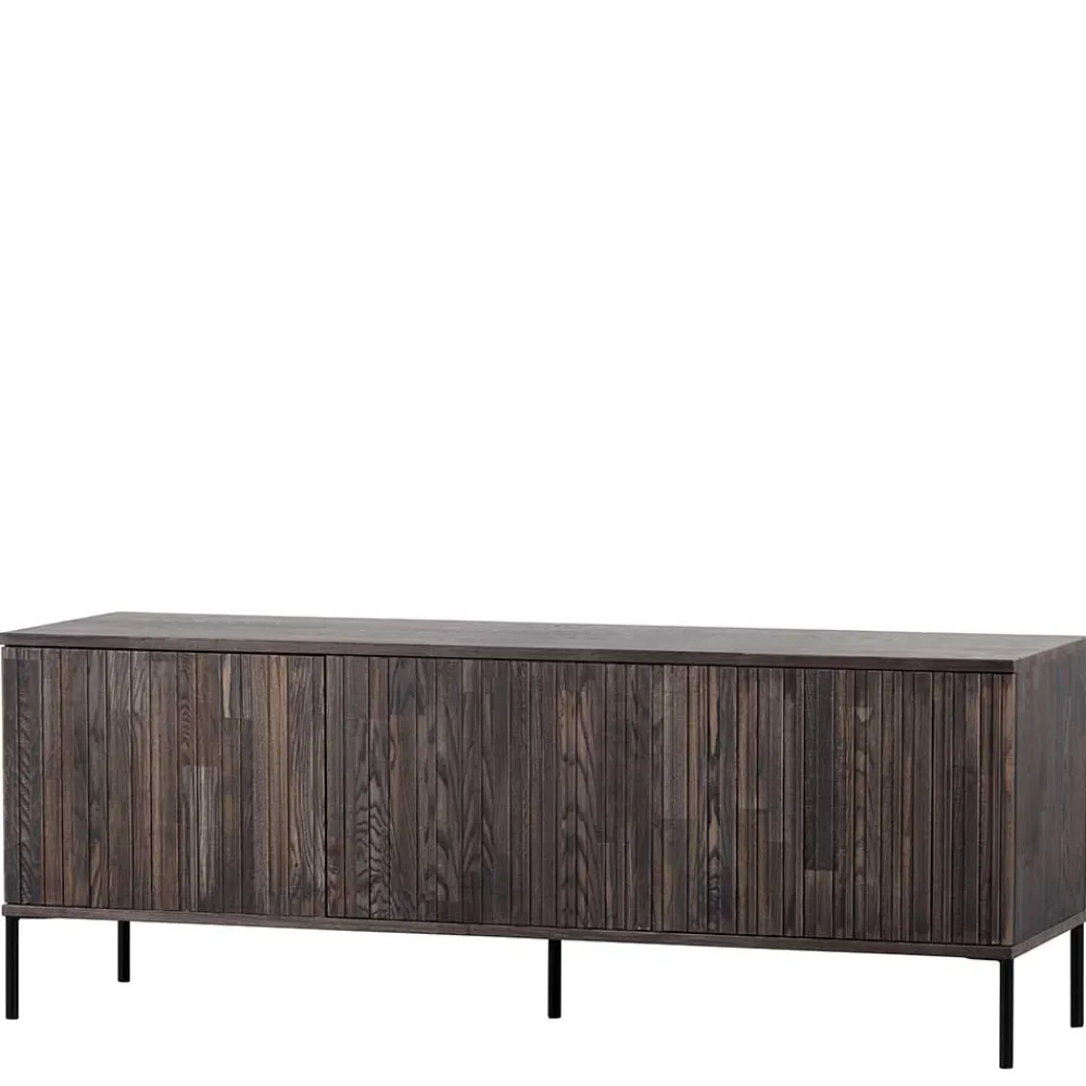 Wohnen Lowboards<150x56x44 Design Lowboard in Esche Dunkel - Eyes