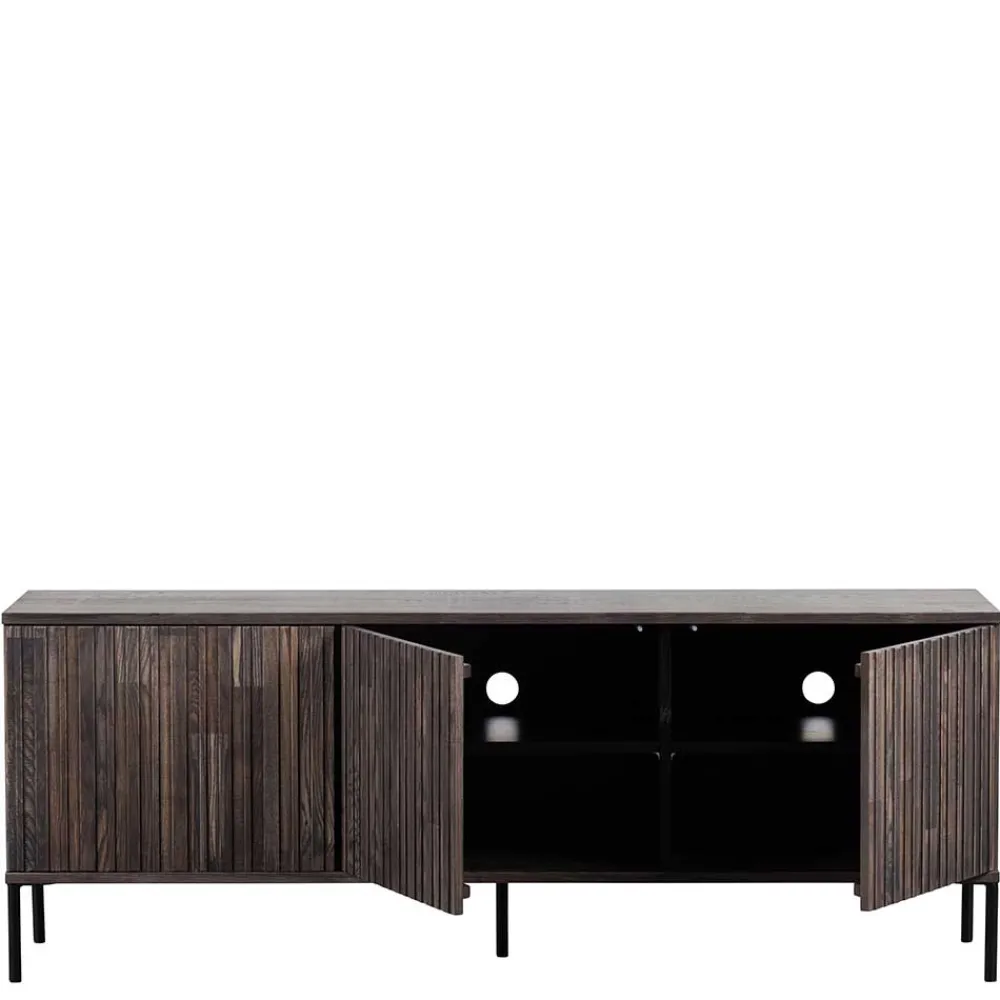 Wohnen Lowboards<150x56x44 Design Lowboard in Esche Dunkel - Eyes