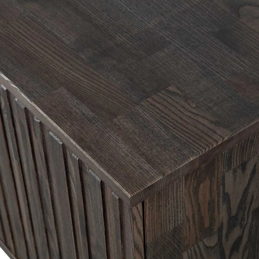 Wohnen Lowboards<150x56x44 Design Lowboard in Esche Dunkel - Eyes