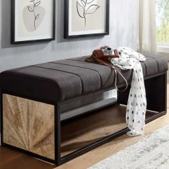 Wohnen Sitzbank<105x40x40 Design Polsterbank mit einem Sitzplatz - Rulette