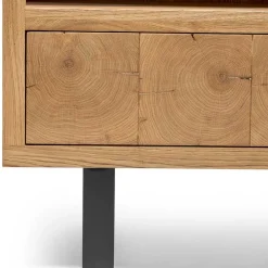 Wohnen Regale<90x160x45 Design Regal aus Asteiche - Ventida
