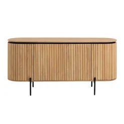 Wohnen Sideboards<170x81x50 Design Sideboard in ovaler Form - Ilvenda